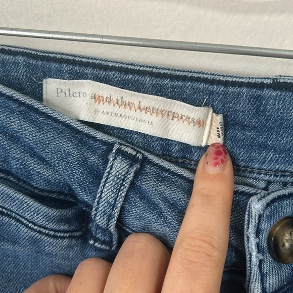 Anthropologie Pilcro and the Letterpress High-Rise BootCut Jeans sz 27 flare - Picture 6 of 10